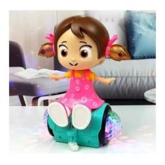 Boneca Canta Dança Acende Luz Dance Musical com luz(Sentada) - DM TOYS