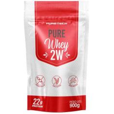 Pure Whey 2W Puretech Whey 2W Refil 900g Sabor Cookies Cream