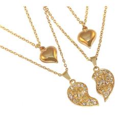 Colar Cordão Best Friends Forever Amizade Folheado Ouro 18k - Milena F