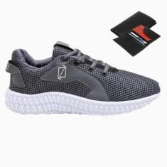 Tênis Masculino Esporte Academia Treino Leve Conforto + Carteira-Masculino