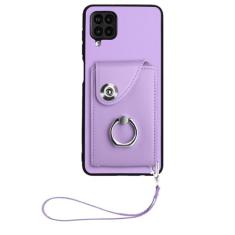 Para Samsung Galaxy A12, capa carteira com suporte para cartão, capa de couro com cartões solts (8 cartões), suporte de anel de rotação de 360° para mulheres e homens, capa de presente para Samsung