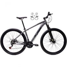 Bicicleta Aro 29 Ksw Xlt 24v Freios Disco Hidráulicos Garfo Suspensão - Grafite Tam.19