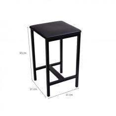 Escrivaninha com Banco Slim Espresso Móveis Preto