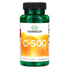 Vitamina C-500 e Rosa Mosqueta Swanson 100Caps Importado