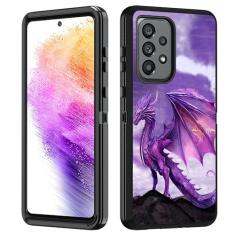 BWOOLL Capa para Samsung Galaxy A73 5G, capa resistente 3 em 1 híbrida de policarbonato rígido e silicone macio à prova de choque capa de proteção contra quedas para Samsung Galaxy A73 5G 6,7