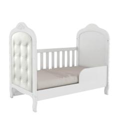 Berço Mini Cama Com Capitonê Elô Móveis Peroba