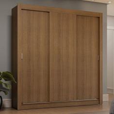 Guarda-roupa Casal 3 Portas De Correr Rustic Madesa