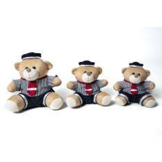 Trio de Ursinho Pelúcia Para Nicho P18cm M20cm G25cm Vários Modelos - 