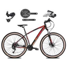 Bicicleta Aro 29 Ksw Xlt Câmbio Traseiro Shimano Deore e Altus 27v Fre