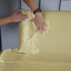 Jogo De Lençol Sublime 4 Peças Queen Cetim Charmousse - Riffo Store, D