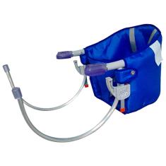 Cadeira Bebê Alim. Dobrável Suspensa Sapeca Kids - Azul