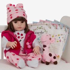 Boneca Reborn Barata Nicole Girafinha 9 Itens Envio 24 Hrs - Cegonha R