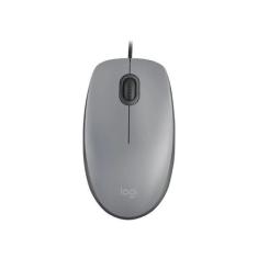 Mouse Logitech M110 3 Botões C/ Fio 1,8m 1000DPI Cinza