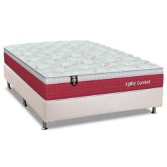 Cama Box Casal: Colchão Molas Ensacadas Orthoflex MasterPocket Agility