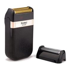 Barbeador Shaver Elétrico Sem Fio Kemei 2 Lâminas Km2024