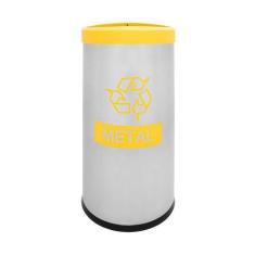 Lixeira Seletiva Recycling Metal 40,5 Litros - Brinox