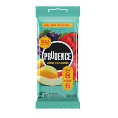 Preservativo Prudence Cores e Sabores Leve 8 Pague 6