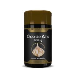 Oleo de alho premium 500mg 60caps hf suplements - HF SUPLEMENTOS
