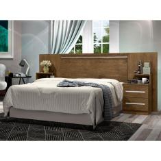 Cabeceira Box Casal Detroit J&a Móveis Jequitibá