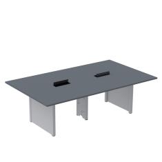 Mesa de Reunião 2400x1200 Mrcpb2412pp Grafito/Cinza