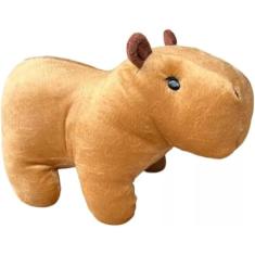 Capivara Pelúcia Filó Argenor Fofinha Animal Roedor Presentes 40cm