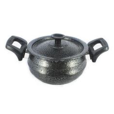 Panela Bojuda Alumínio Fundido Craqueada Alça Baquelite N08 - DIVIFORT