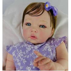 Bebê Reborn Menina Realista Pronta Entrega - Mundo Azul e Rosa