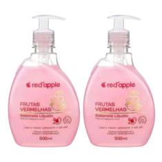 Kit C2 Sabonete Mãos Frutas Vermelhas 500ml  Red Apple