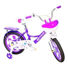 Bicicleta Princess Aro16 Roxa Meninas 5a 8 Anos Unitoys 1402 Cor Roxo Tamanho Do Quadro 16-Feminino