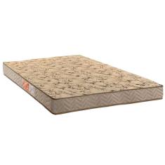 Colchão Casal Espuma Pasquale Wave Clean 138x188x17cm D33 Branco Bege Escura Paropas