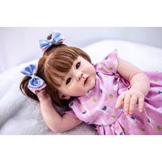 Bebê Reborn Menina Realista Feita à Mão
