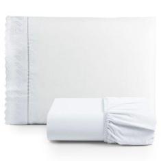 Jogo Lençol Suave Lese Percal 180 Fios Solteiro 2 Peças - Casa Show En