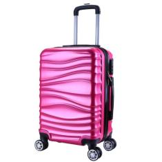 Mala De Viagem Grande 77x48x30 Em Abs C/ Rodinhas 360º  Azul - EAGLE, 