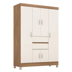 Guarda Roupa Solteiro Ecom 2 Amêndola Touch Off White – Demóbile