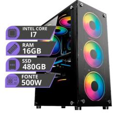 PC Gamer MRP Informática Processador Intel Core I7 3.4ghz SSD 480gb Me