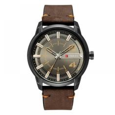 Relógio Masculino Curren Analógico 8306 Marrom E Preto