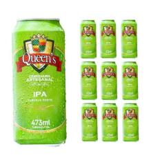 Cerveja Queens IPA Lata 473 ml - KIT Promocional, 10 unidades