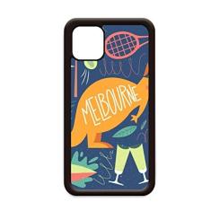 Capa Melbourne Austrália Kangaroo Tennis Surfing para iPhone 12 Pro Max para Apple Mini Mobile Case