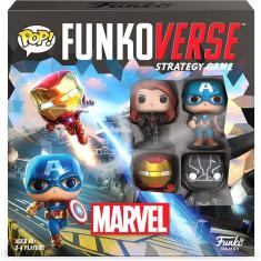 Bonecos Funkoverse: Marvel, Funko,  pacote de 4, sugerido para maiores de 10 anos.