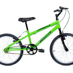 Bicicleta Aro 20 Quadro Mtb Rebaixado em Aço Boy Infantil Verde