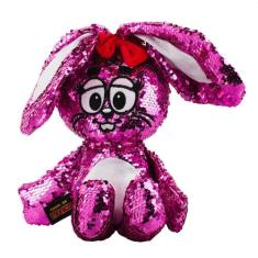 Coelho Dalila Lantejoulas Pink Pelúcia Turma Da Mônica 35cm - Tasco