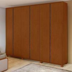 Guarda-roupa Casal Leder 6 Portas com Pés Frassino