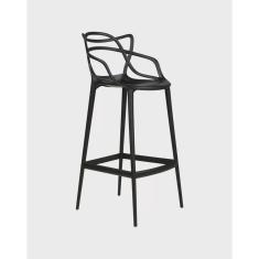 Banqueta Alta em Polipropileno Alegra Espresso Móveis