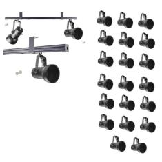 Kit 20 Spot Trilho Perfilado Eletro calha Par20 Bulbo OL7