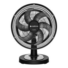 Ventilador De Mesa Ou Parede Preto 127v 42cm 6 Pás Cadence