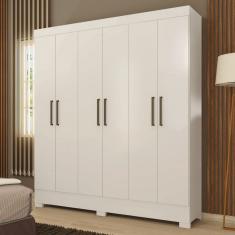 Guarda-Roupa Vero 6 Portas Branco - Demóbile