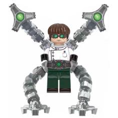 Boneco Blocos De Montar Doutor Octopus White Homem Aranha