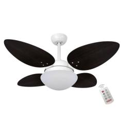 Ventilador Volare Petalo Quad Tabaco 127V e Controle Remoto - CasaH, 1