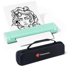 Impressora Térmica Portátil Phomemo M08F - Sem Fio - Compatível com iO