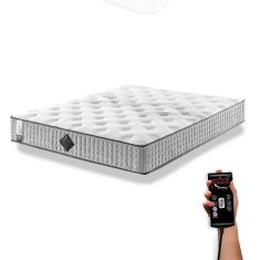 Colchão De Látex Qgel Com Cobre Plus King 193x203cm